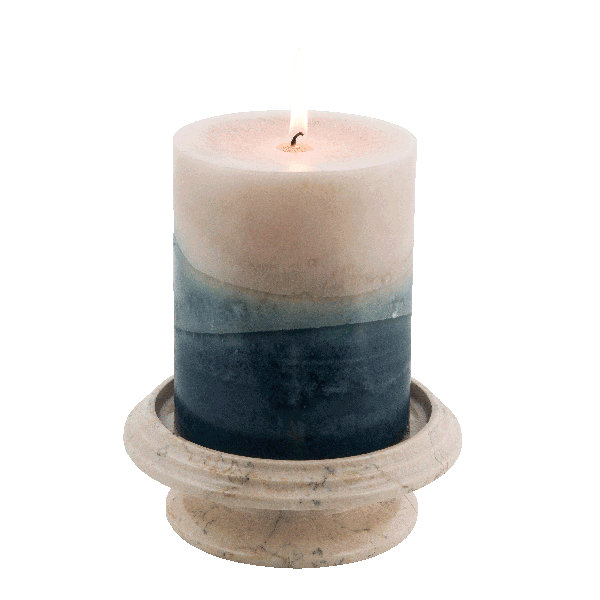 Marble Products International Marble Stone Candlestick Wayfair